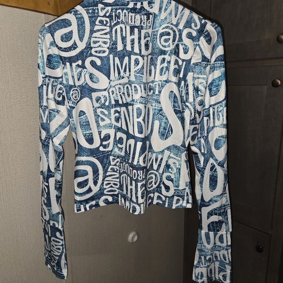 ***SIMPLEE  Long Sleeve  Collar Shirt - Picture 3 of 9